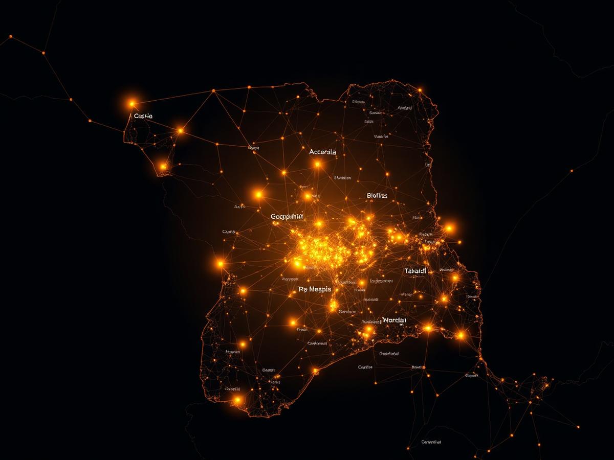 Indicative national network coverage